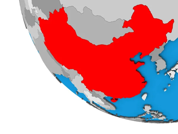 China Eenvoudige Wereldbol Illustratie — Stockfoto