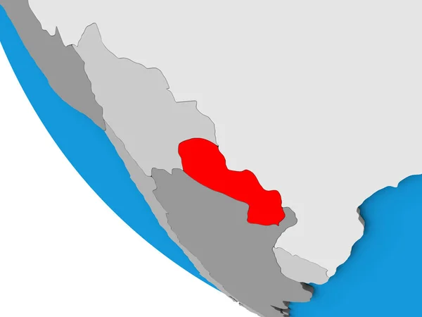 Парагвай Простій Сфері Ілюстрація — стокове фото