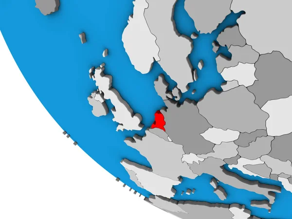 Hollandia Egyszerű Földgömb Illusztráció — Stock Fotó