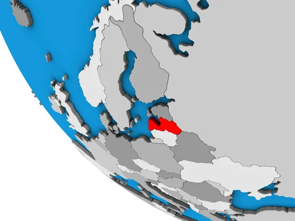 拉脱维亚在简单的3D — 图库照片