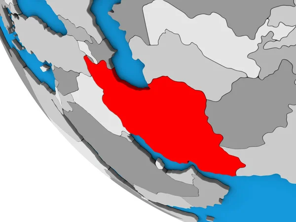 이란은 지구본을 합니다 — 스톡 사진