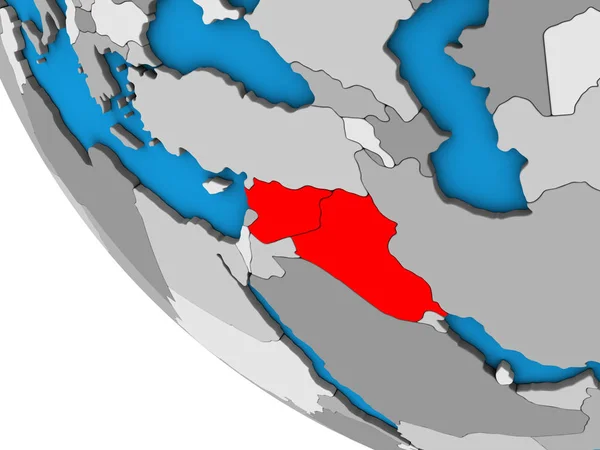 Stato Islamico Semplice Globo Illustrazione — Foto Stock