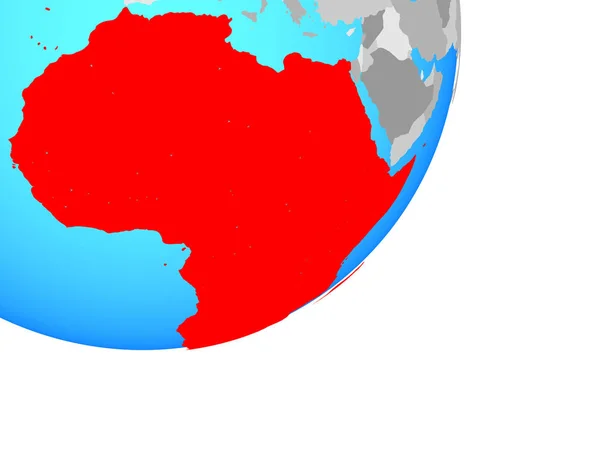 Africa Blue Political Globe Illustration — Stock Photo, Image