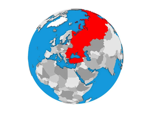 Region Morza Czarnego Niebieski Globus Polityczny Ilustracja Białym Tle — Zdjęcie stockowe