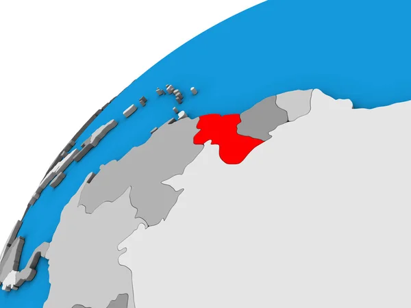 Guyana Boyutlu Kürede Illüstrasyon — Stok fotoğraf
