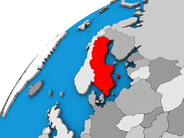 Sverige Klot Illustration — Stockfoto