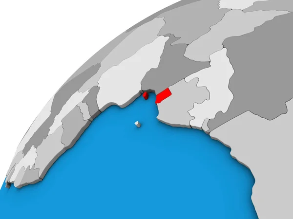 Ekvatorialguinea Klot Illustration — Stockfoto