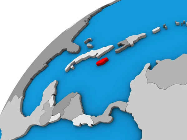 Jamaica Földgömb Illusztráció — Stock Fotó