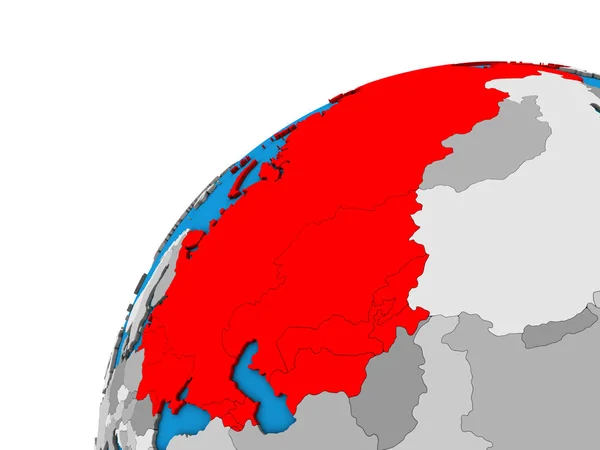 Unione Sovietica Sul Globo Illustrazione — Foto Stock