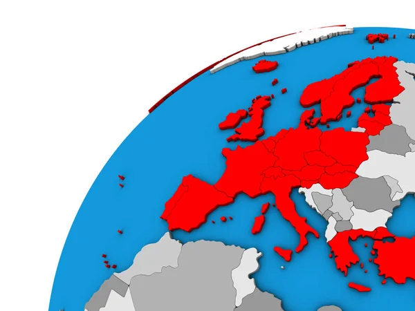 Oecd Europejskich Członków Całym Świecie Ilustracja — Zdjęcie stockowe