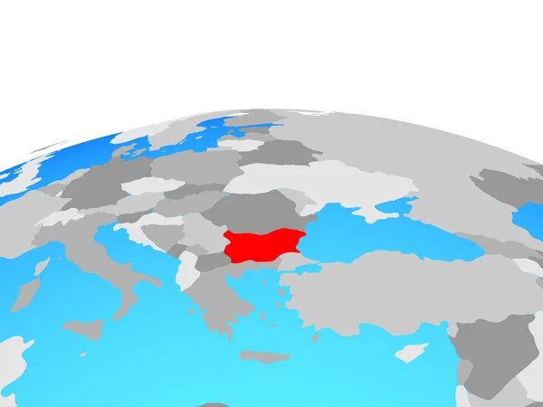 Болгария Политическом Шаре Иллюстрация — стоковое фото