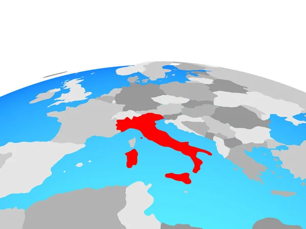Italië Politieke Wereld Illustratie — Stockfoto