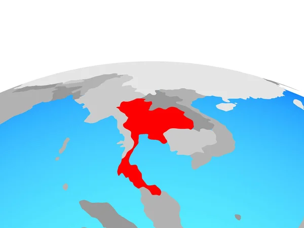 Таїланд Політичні Земної Кулі Ілюстрація — стокове фото
