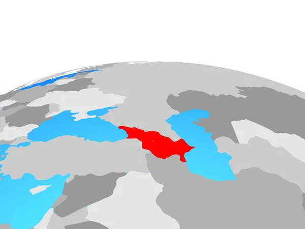 Kaukázusi Térségben Politikai Földgömb Illusztráció — Stock Fotó