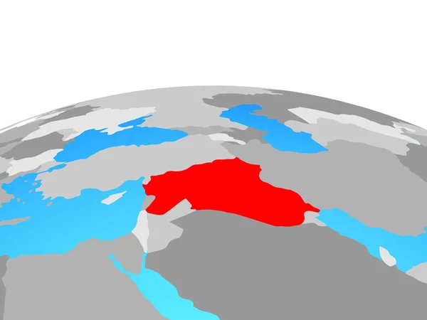 Stato Islamico Sul Globo Politico Illustrazione — Foto Stock