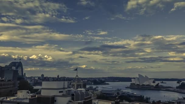 悉尼时光流逝 — 图库视频影像