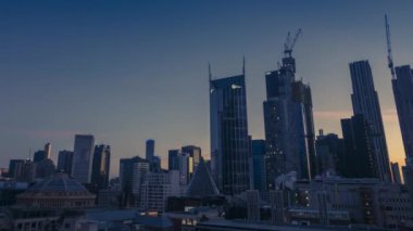 Melbourne cityscape timelapse