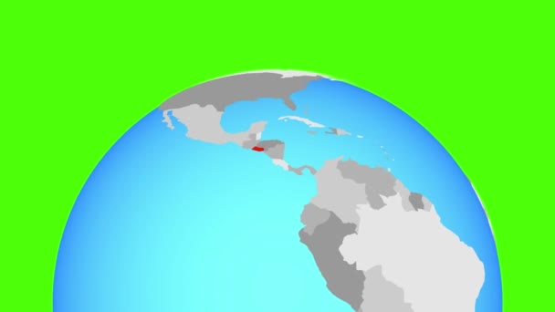 El salvador, a globe — Stock videók