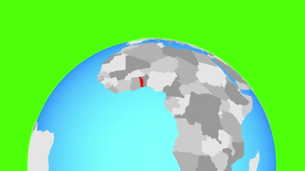 Togo по всьому світу — стокове відео