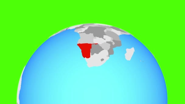 纳米比亚在地球上 — 图库视频影像