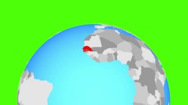 Senegal en globoSenegal Globe