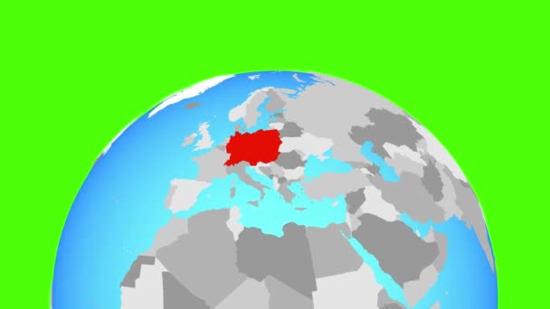 Közép-Európa a világon — Stock videók
