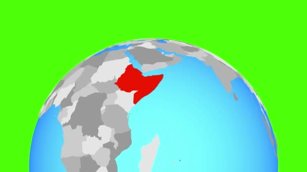 Róg Afryki na świecie — Wideo stockowe