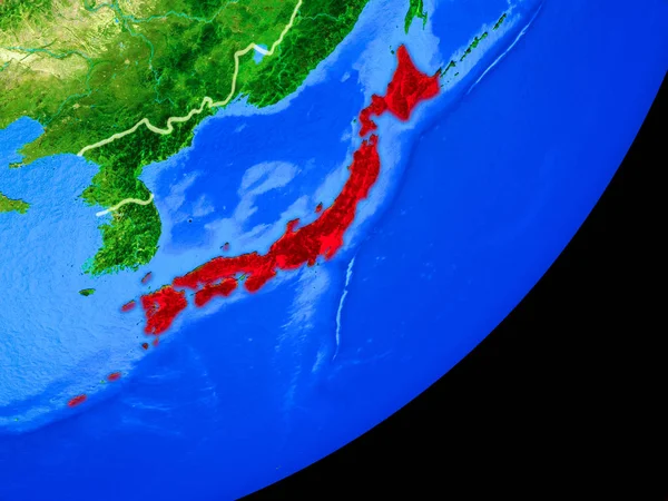 테두리와 상세한 표면에 그림입니다 Nasa에서 하는이 이미지의 — 스톡 사진