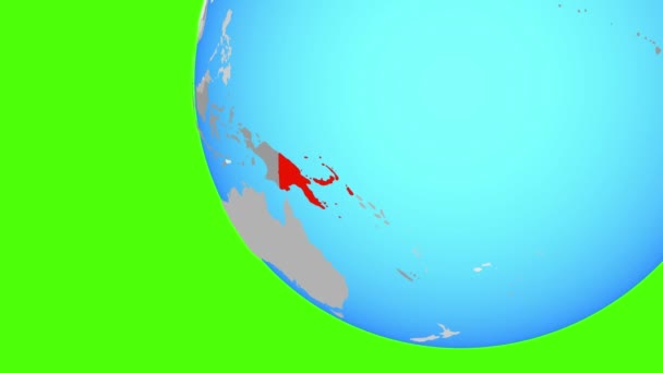 Papua Nuova Guinea zoom — Video Stock