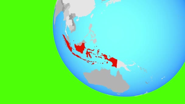 Indonezja zoom — Wideo stockowe