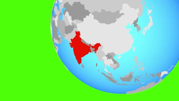 Índia zoom — Vídeo de Stock