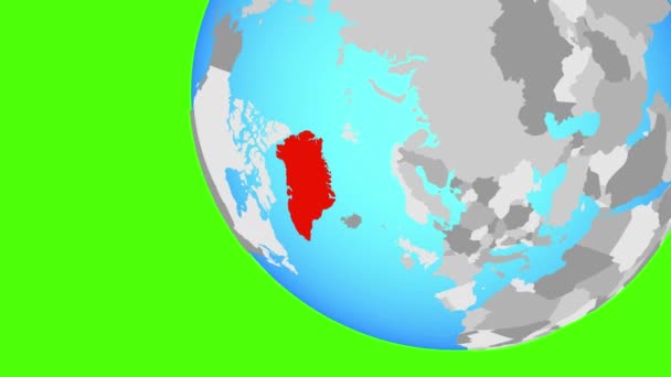 Zoom della Groenlandia — Video Stock