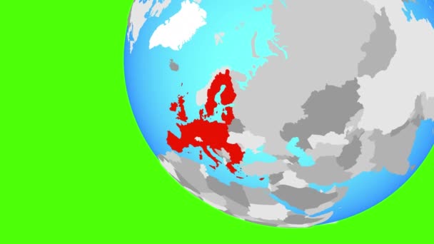 Zoom da União Europeia — Vídeo de Stock