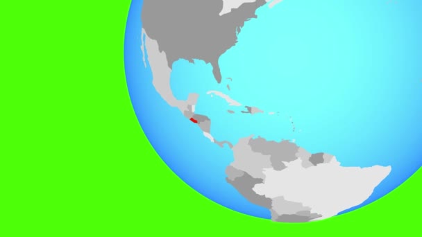 El Salvador zoom — Stockvideo