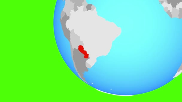 Zoom Paraguai — Vídeo de Stock