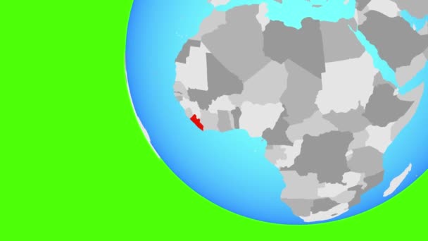 Ліберії збільшити — стокове відео