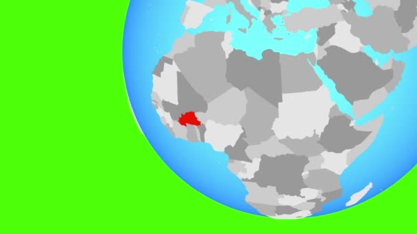 Powiększenie Burkina Faso — Wideo stockowe