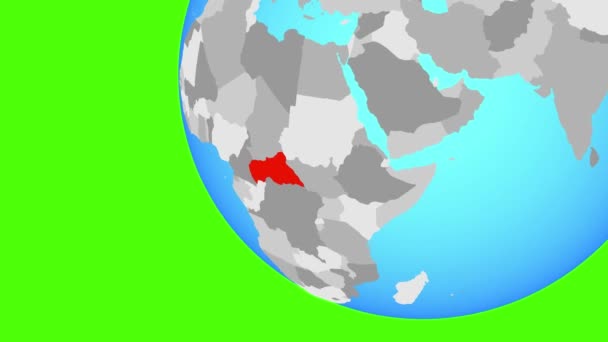 Orta Afrika zoom — Stok video