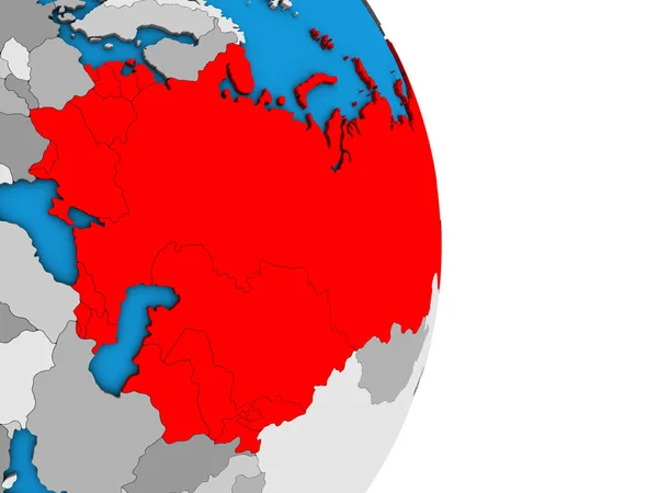 Sovjet Unie Eenvoudige Politieke Globe Illustratie — Stockfoto