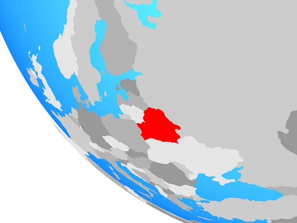 Weißrussland Auf Einem Simplen Globus Illustration — Stockfoto
