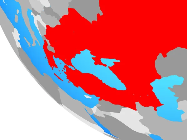 简单地球上的 Bsec — 图库照片