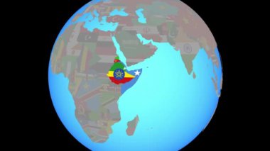Haritada bayraklarla Afrika Boynuzuna yakınlaş