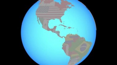 Haritada bayrağı olan El Salvador 'a yakınlaştır