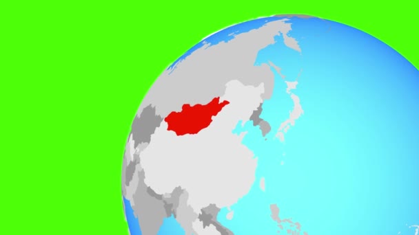 Зум у Монголії — стокове відео