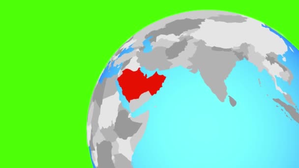 Nagyítás a kcasg országokra — Stock videók