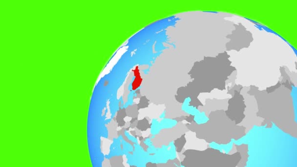 Zoom a Finlandia — Vídeos de Stock