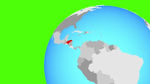 Zoom para Honduras — Vídeo de Stock