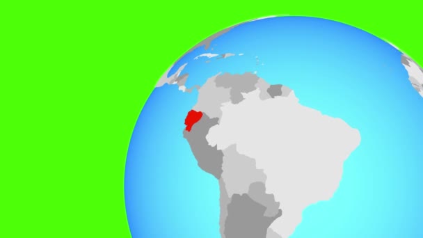 Zoom para Equador — Vídeo de Stock