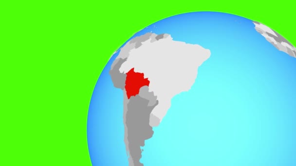 ボリビアへのズーム — ストック動画