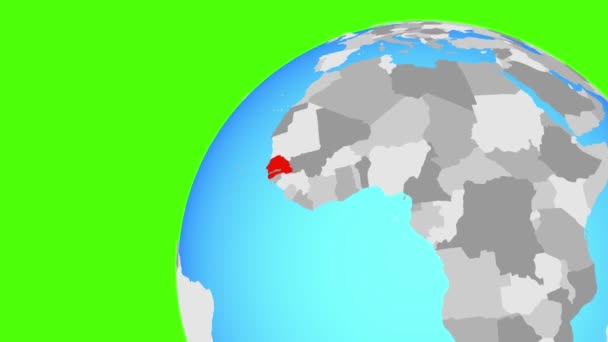 Zoom para Senegal — Vídeo de Stock